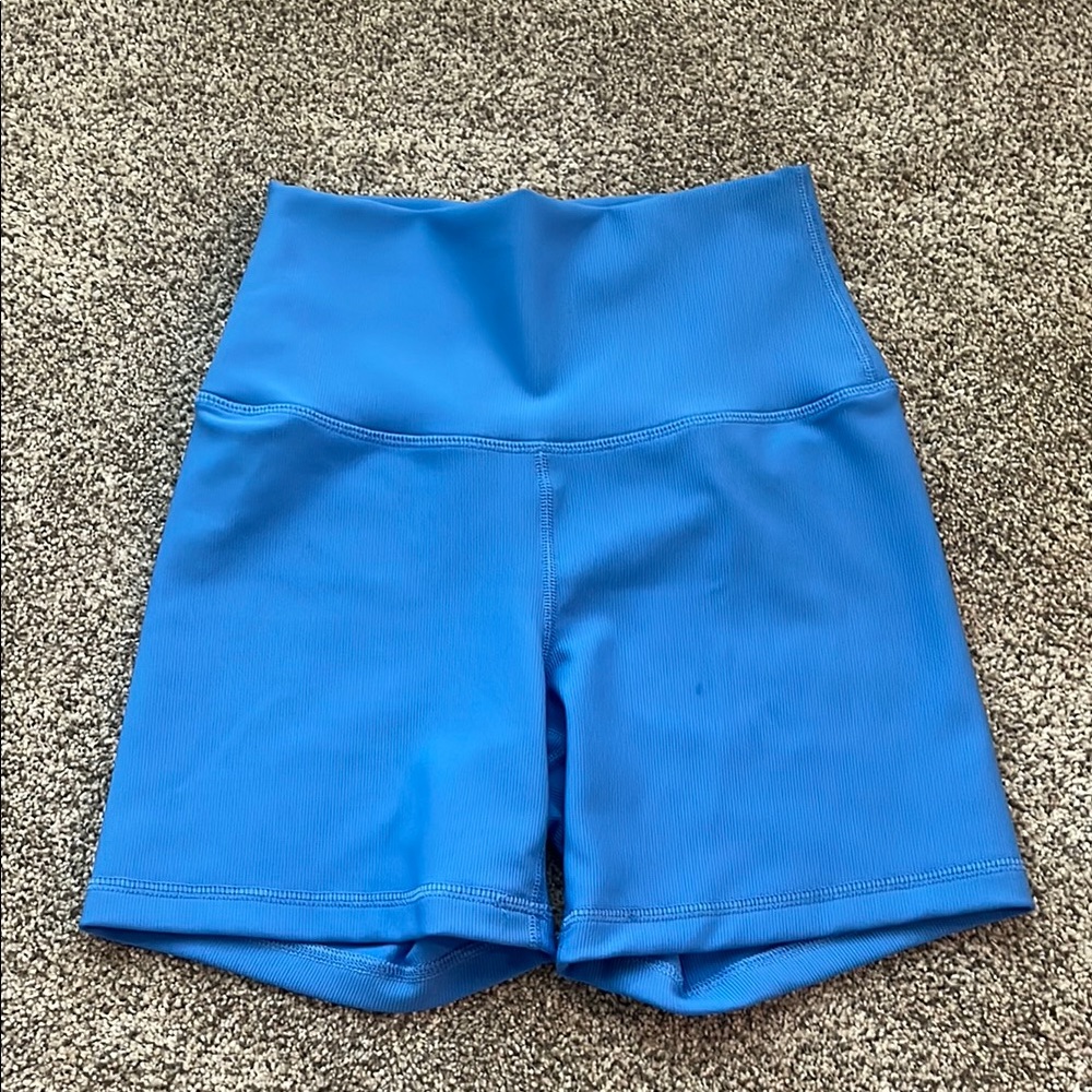 Blue Women's Biker Shorts